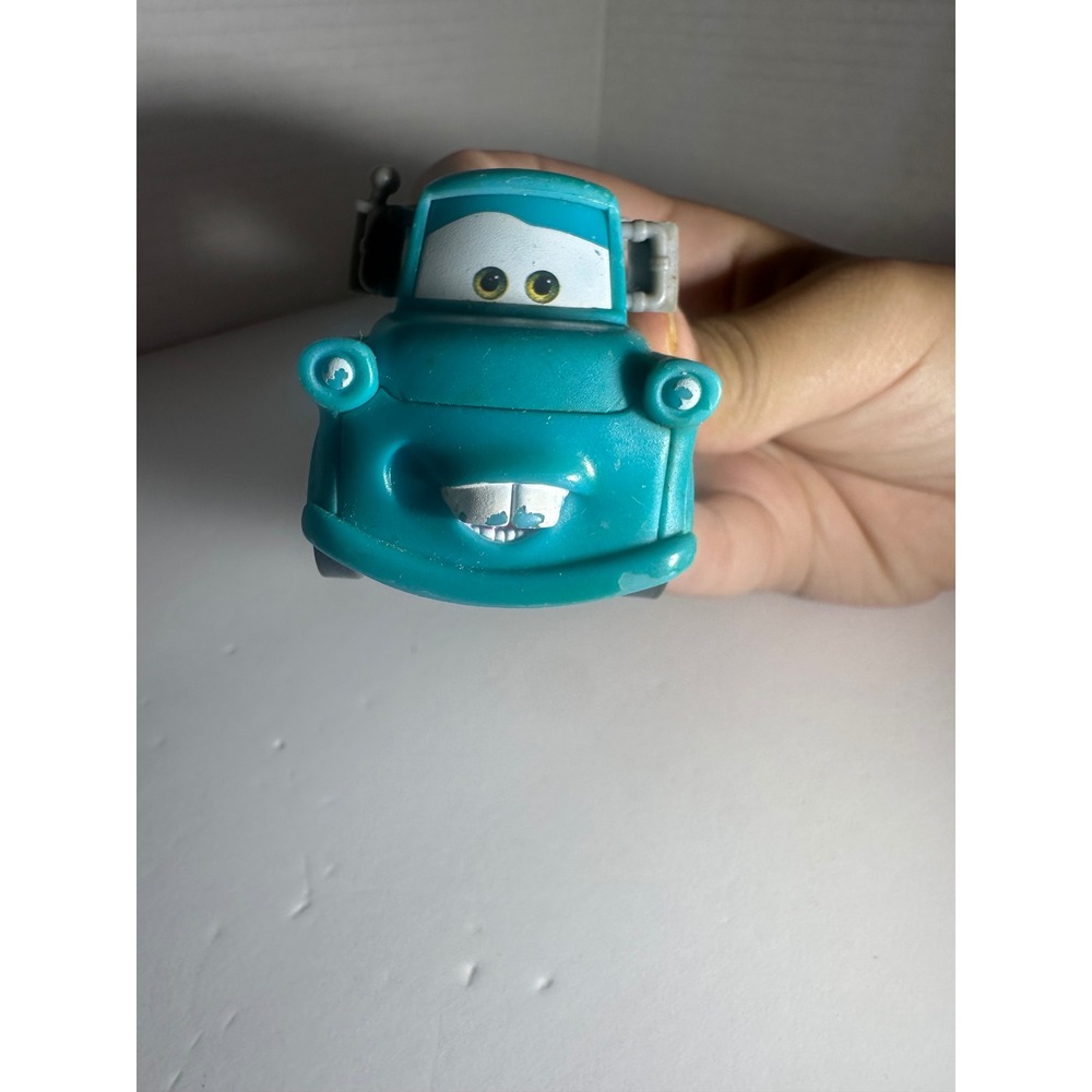 Disney Pixar Cars Tow Mater Teal Blue Towing Salvage Radiator Springs Diecast - Picture 2 of 11